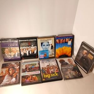 Lot of 9 DVDs - Drama - Romantic comedy  - PBS - Etc  - Used & SealedDiscs ha